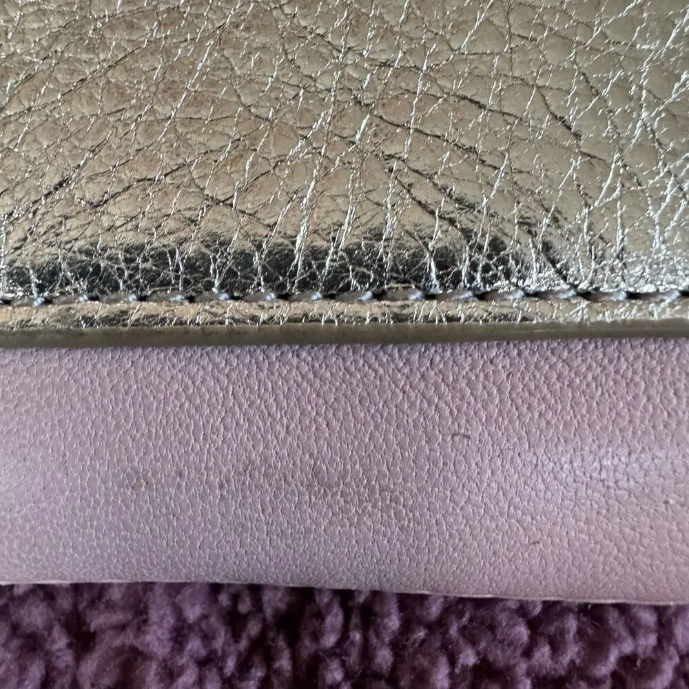 Margot Blush and Gold foldable wallet